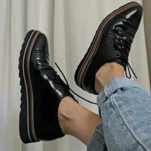 Vince Black Oxfords